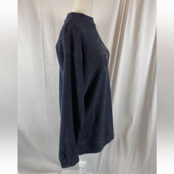 Ole Smoky Whiskey Long Sleeve Crewneck Nub Relaxed Fit Sweatshirt Navy Women’s S - Picture 6 of 14